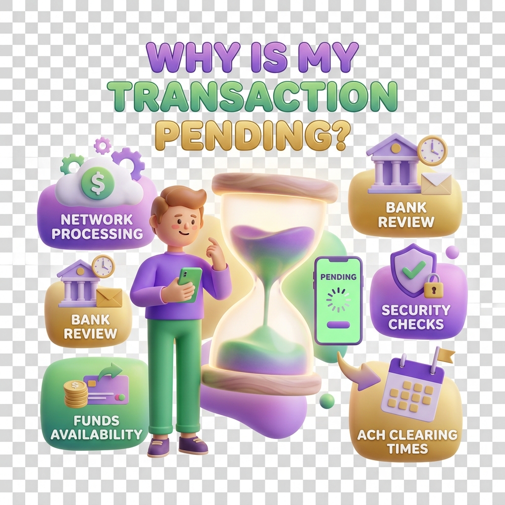 Why a transaction is showing as pending for too long