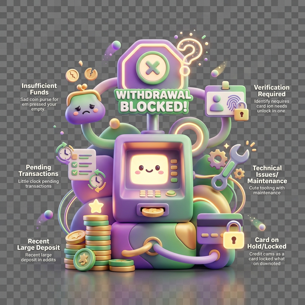 Why a withdrawal is blocked